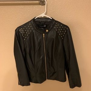 Forever 21 faux leather jacket